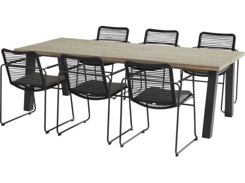 Taste by 4 Seasons Elba tuinstoel met Derby tuintafel 240cm