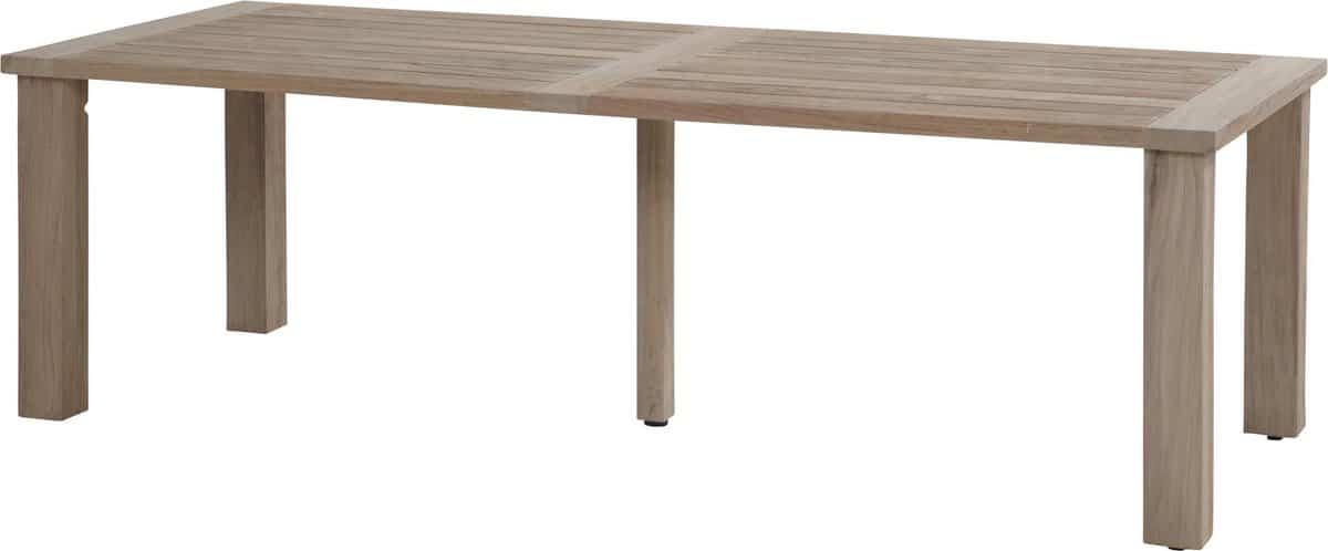 taste by 4 seasons louvre tuintafel 240cm teak met