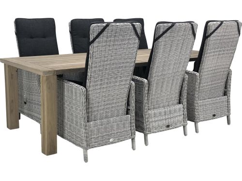 Taste by 4 Seasons tuinset - Louvre teak tuintafel