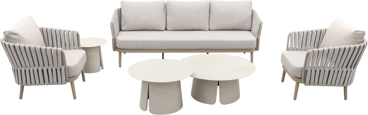 taste eva/velora stoel bank loungeset 5 delig