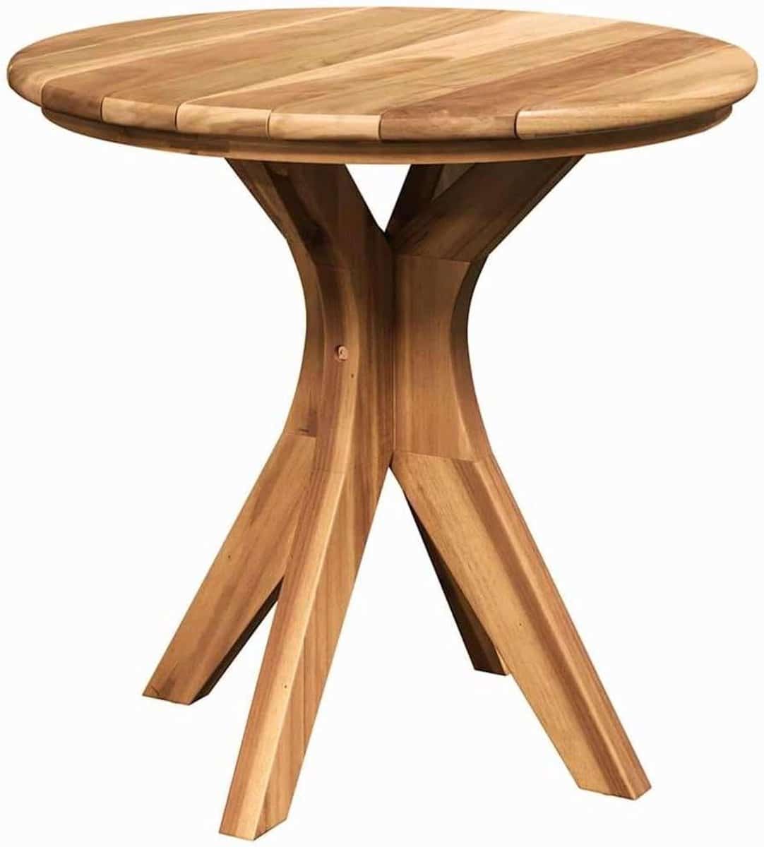 teakhouten bijzettafel tuinmeubel buiten genieten massief teakhout