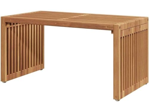 Teakhouten tuintafel - Buiten bijzettafel - Terras decoreren - Massief