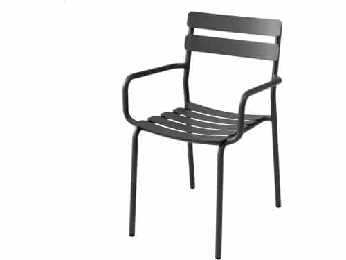 Terrasstoel Aluminium - Tuinstoel Buiten - Buiten Zitten - Stapelbaar