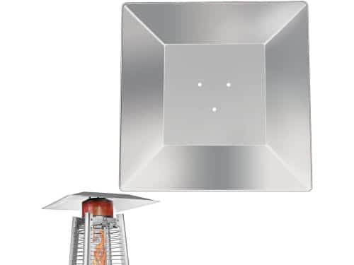 Terrasverwarmer koepel - Warmte reflector - Buiten verwarmen - Duurzaam