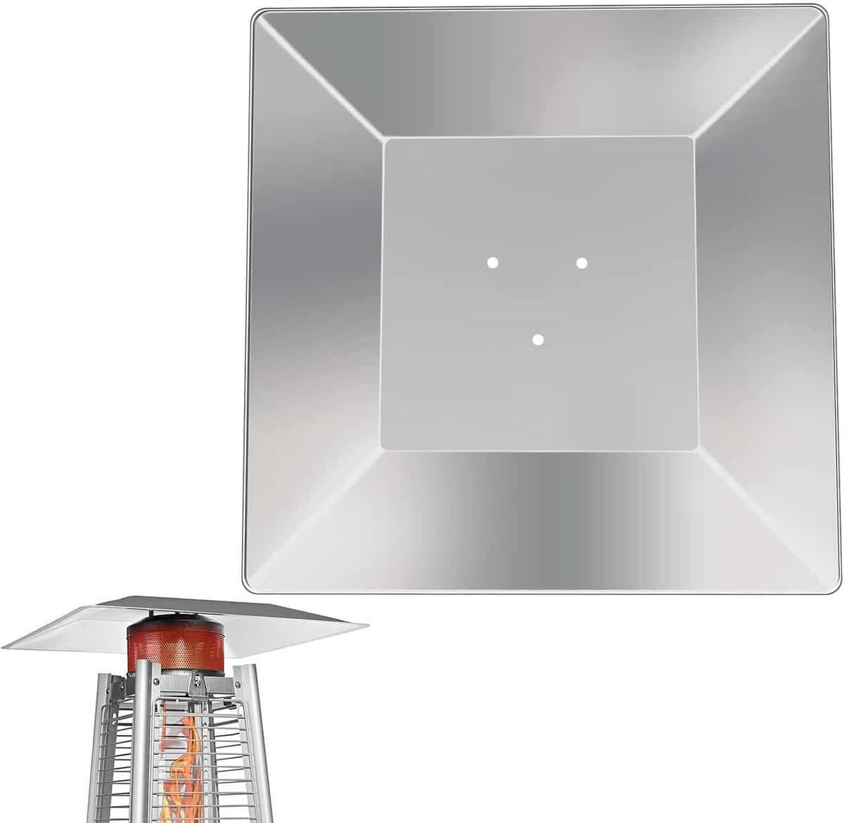 terrasverwarmer koepel warmte reflector buiten verwarmen duurzaam