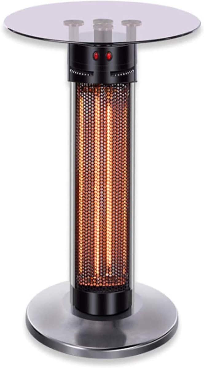 terrasverwarmer met tafel buitenverwarming gezellig buiten zitten