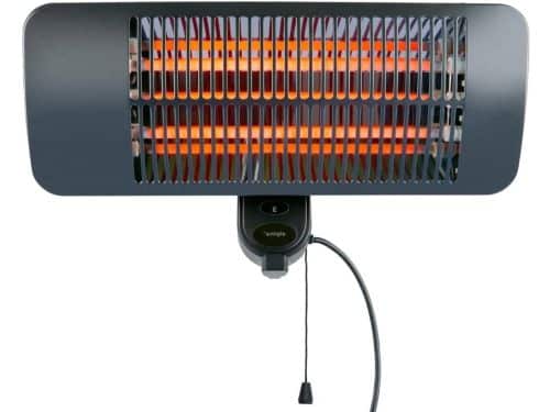 Terrasverwarming Hangend - Infrarood Heater - Buitenruimte Verwarmen - Spatwaterdicht