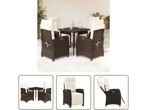 The Living Store Bistroset - 80 x 80 x 74