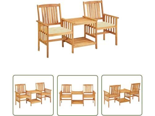 The Living Store Bistroset - Acaciahout - 159 x 61