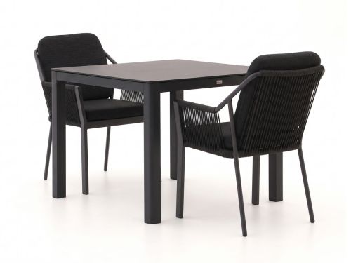 Tierra Outdoor Liv/La Fonte 90cm dining tuinset 3-delig stapelbaar - Laagste prijsgarantie!