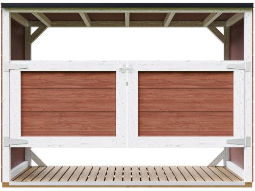 Timbela M982A-REDWOOD RED - LP SmartSide Kliko ombouw - 3x240L