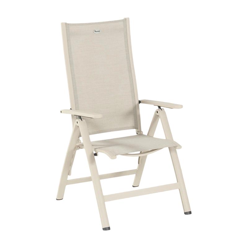 troy verstelbare tuinstoel beige hartman hartman