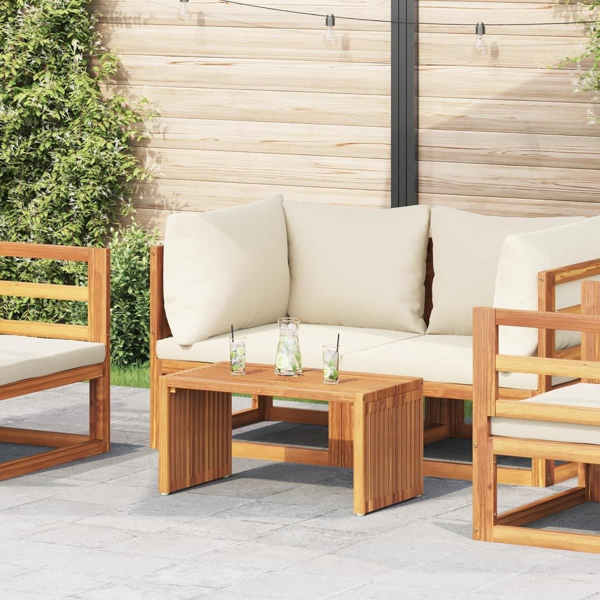 tuin bijzettafel balkon tafel buiten genieten massief