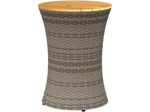 Tuin bijzettafel - Trommel tafel - Ontspannen buiten - Rotan