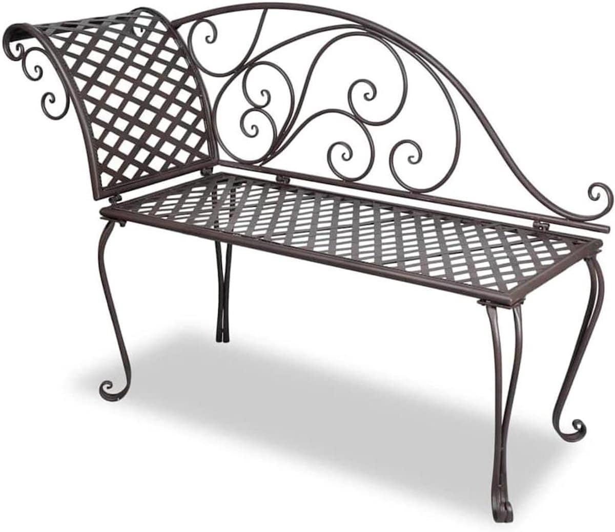 tuin chaise longue loungebank metaal ontspannen buiten