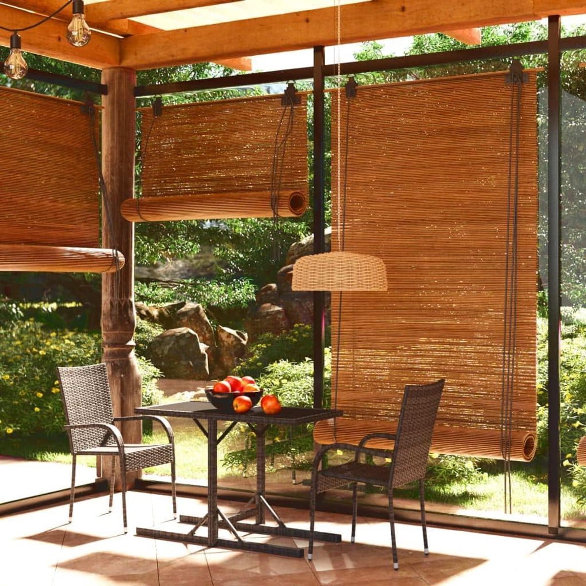 tuin eetgroep balkonset buiten dineren stapelbare stoelen
