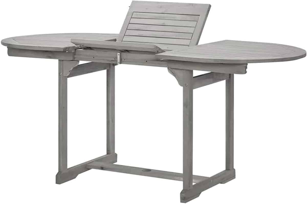 tuin eettafel klaptafel hout buiten dineren uitschuifbaar