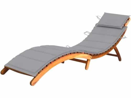 Tuin Lounger - Houten Relaxstoel - Buiten Ontspannen - Inclusief