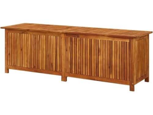 Tuin Opbergbox - Houten Kist - Tuinspullen Opbergen - Massief