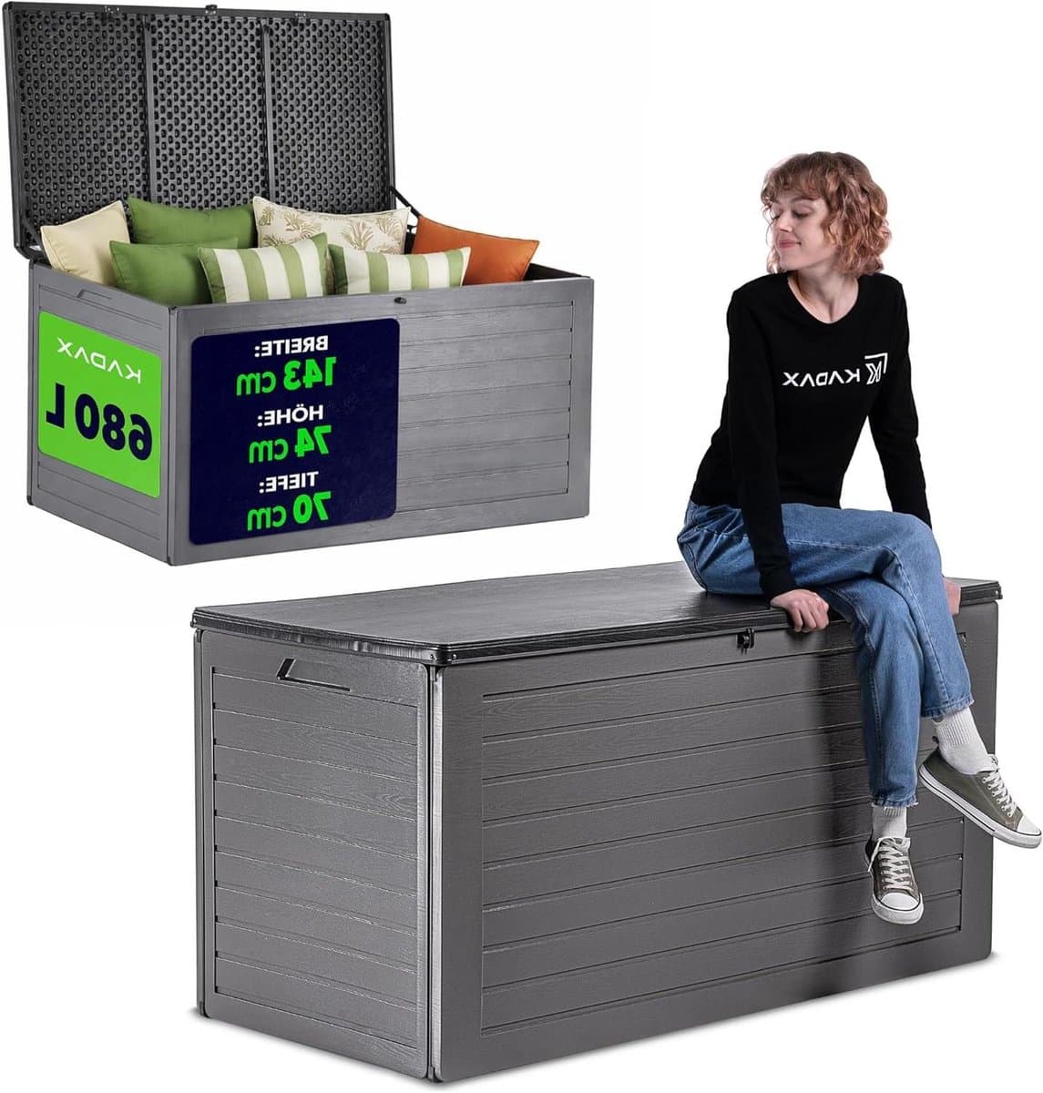tuin opbergbox kussenbox tuin buitenruimte organiseren afsluitbaar
