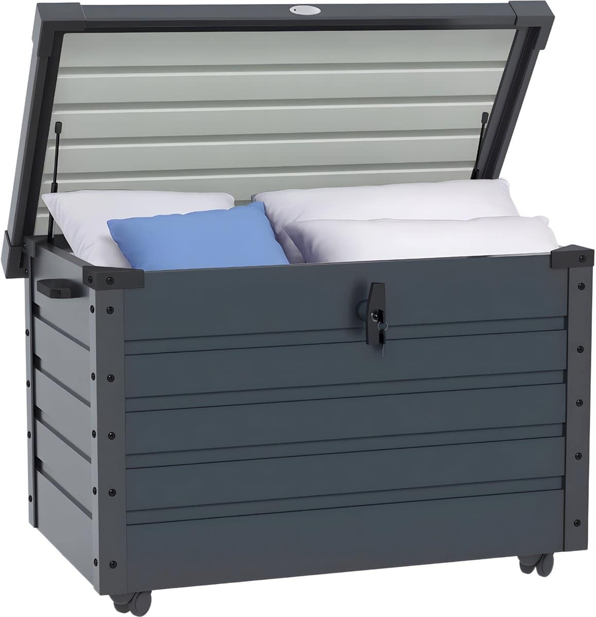 tuin opbergbox met wielen afsluitbare tuinkist / storage box