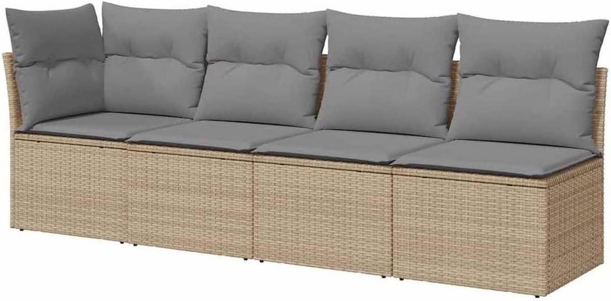 tuinbank 4 zits loungebank buiten buiten ontspannen modulair