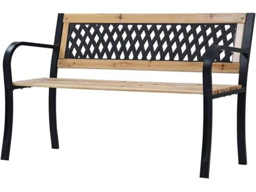 Tuinbank Hout - Parkbank Terras - Buiten Zitten - Weerbestendig