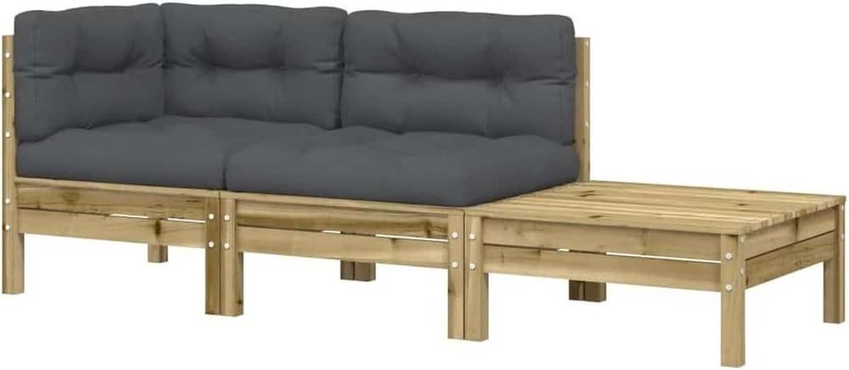 tuinbank met kussens buitenbank loungebank genieten van het