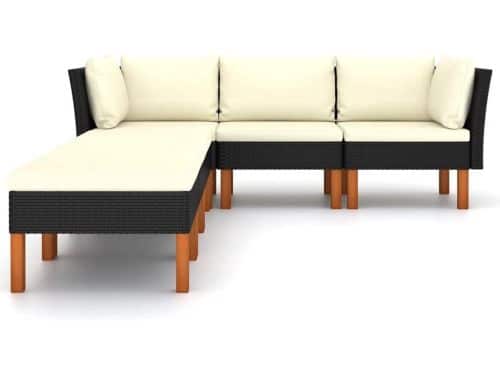 Tuinbank met kussens - Loungebank buiten - Ontspannen in tuin