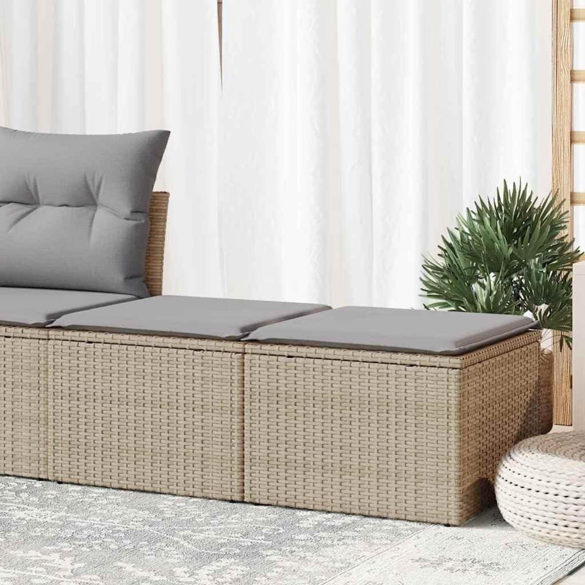 tuinbankset met kussen balkonset outdoor buiten ontspannen