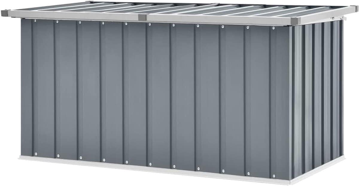tuinbox opbergbox terras tuinspullen opbergen waterdicht verzinkt
