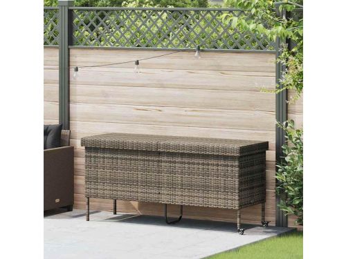 Tuinkist Polyrotan - Opbergbox Tuin - Buiten Spullen Opbergen
