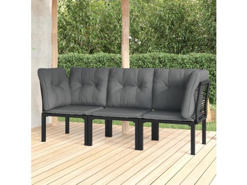 Tuinloungeset 3-delig - Terrasmeubels Balkonset - Buiten Ontspannen - Modulair