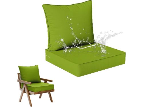 Tuinmeubelkussenset met rugleuning - Zitkussens loungebank - Comfortabel zitten
