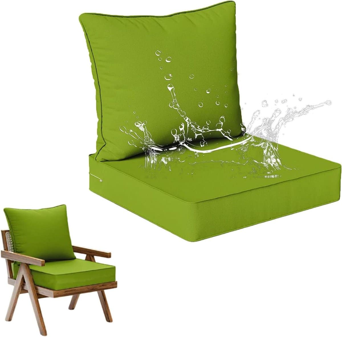 tuinmeubelkussenset met rugleuning zitkussens loungebank comfortabel zitten