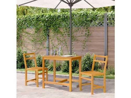 Tuinmeubelset 3-delig - Balkonset Acacia - Buiten Zitten - Massief