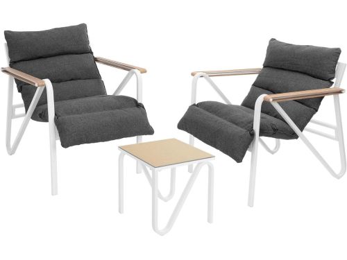 Tuinmeubelset 3-delig - Balkonset Bistroset - Buiten Zitten - Met