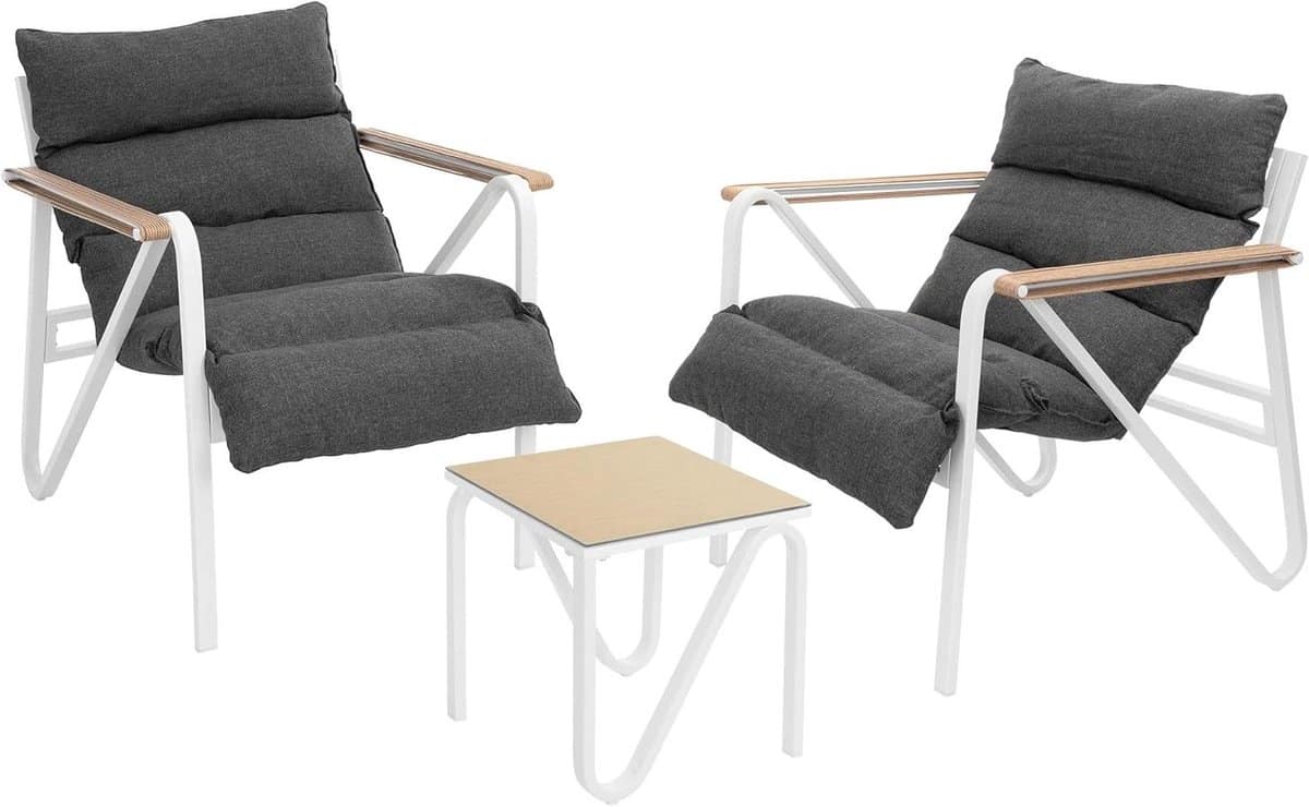 tuinmeubelset 3 delig balkonset bistroset buiten zitten met