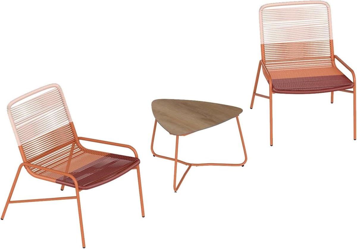 tuinmeubelset 3 delig bistroset terrasmeubel buiten zitten 3 kleuren