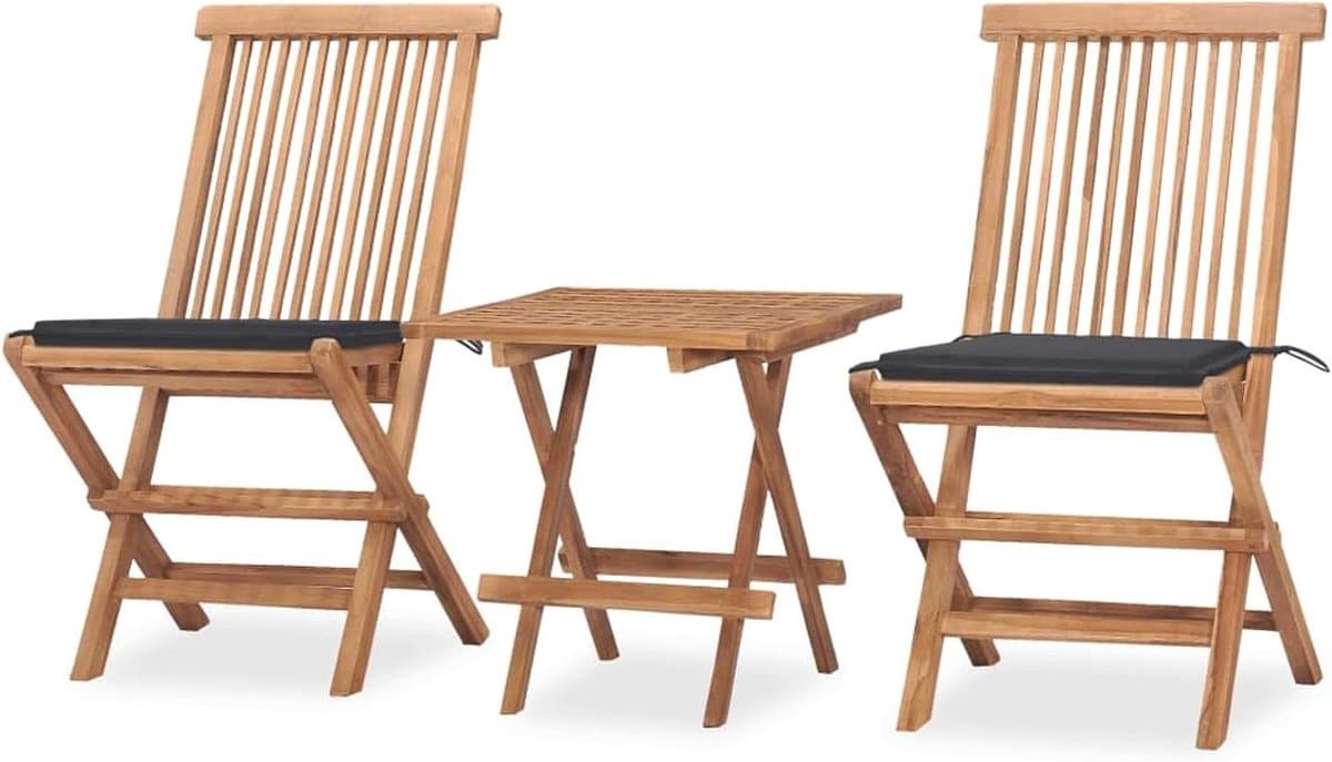 tuinmeubelset 3 delig terrasmeubels balkonset buiten eten inklapbaar