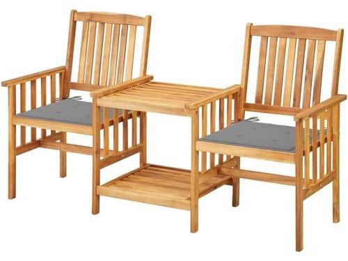 Tuinmeubelset Hout - Bistroset Balkon - Ontspannen Buiten Zitten