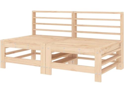 Tuinmiddenbanken Grenenhout - Buitenbank Loungebank - Gezellig Samenzijn - Modulair