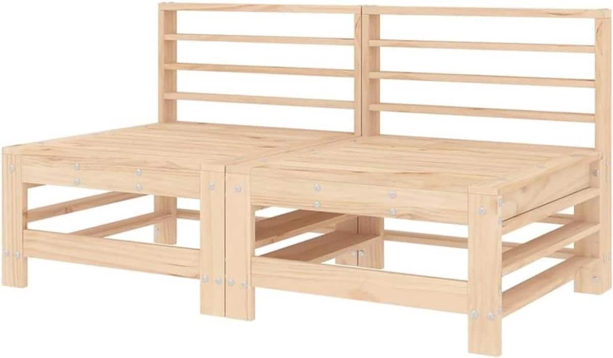 tuinmiddenbanken grenenhout buitenbank loungebank gezellig samenzijn modulair