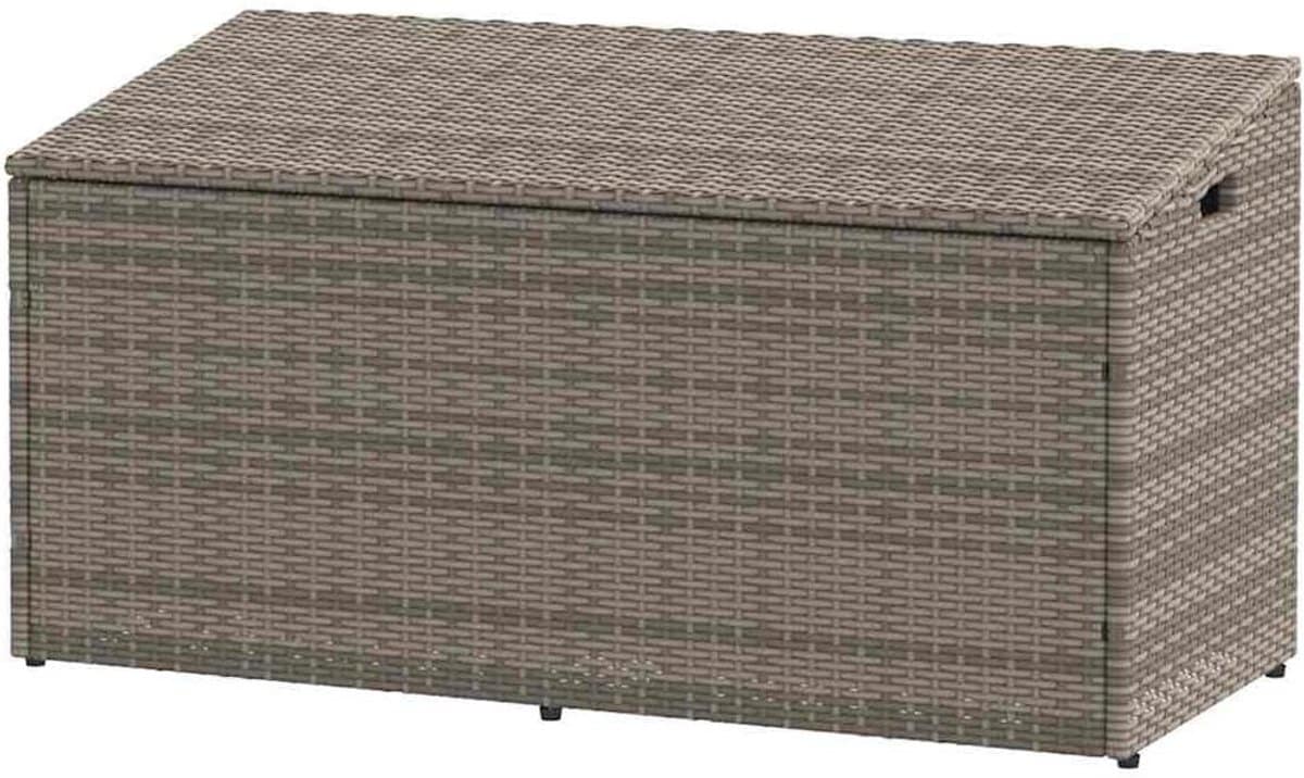 tuinopbergkist kussenbox buiten tuinspullen opbergen met gasveer