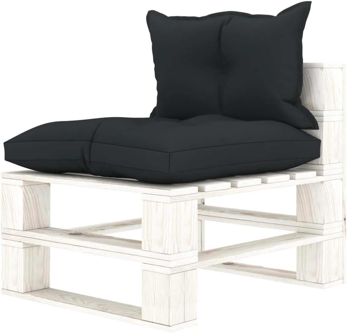 tuinpalletbank met kussens outdoor loungebank ontspannen in de
