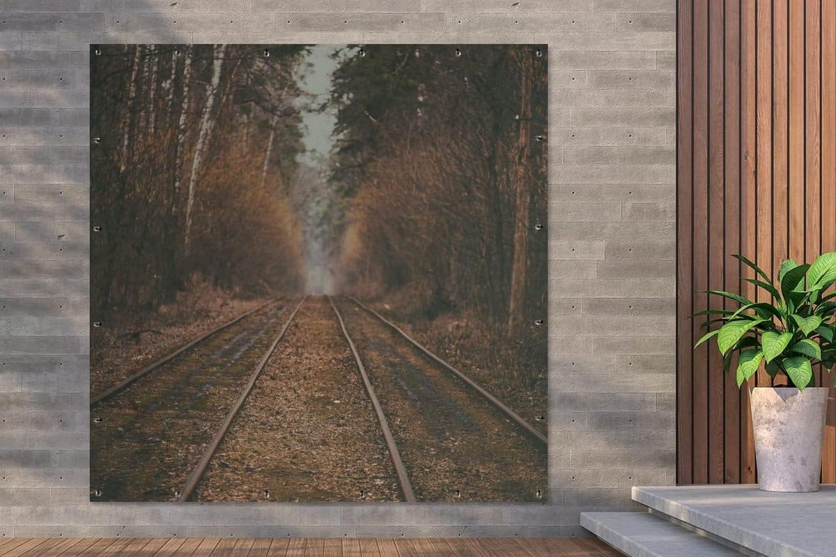 tuinposter doek buitenkleed tuin decoratie uv bestendig