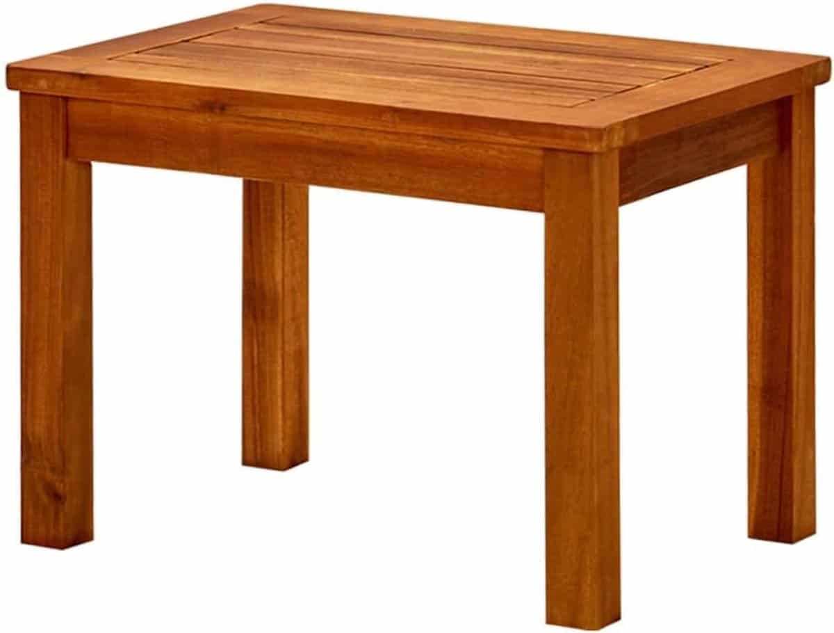 tuinsalontafel houten bijzettafel buiten genieten massief acaciahout
