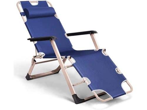 Tuinstoel Lounger - Ligstoel Klapstoel - Ontspannen Buiten - Verstelbare