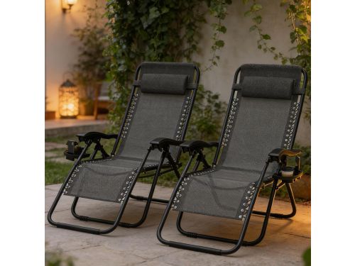 Tuinstoel Lounger - Strandstoel Klapstoel - Ontspannen Buiten - Verstelbare