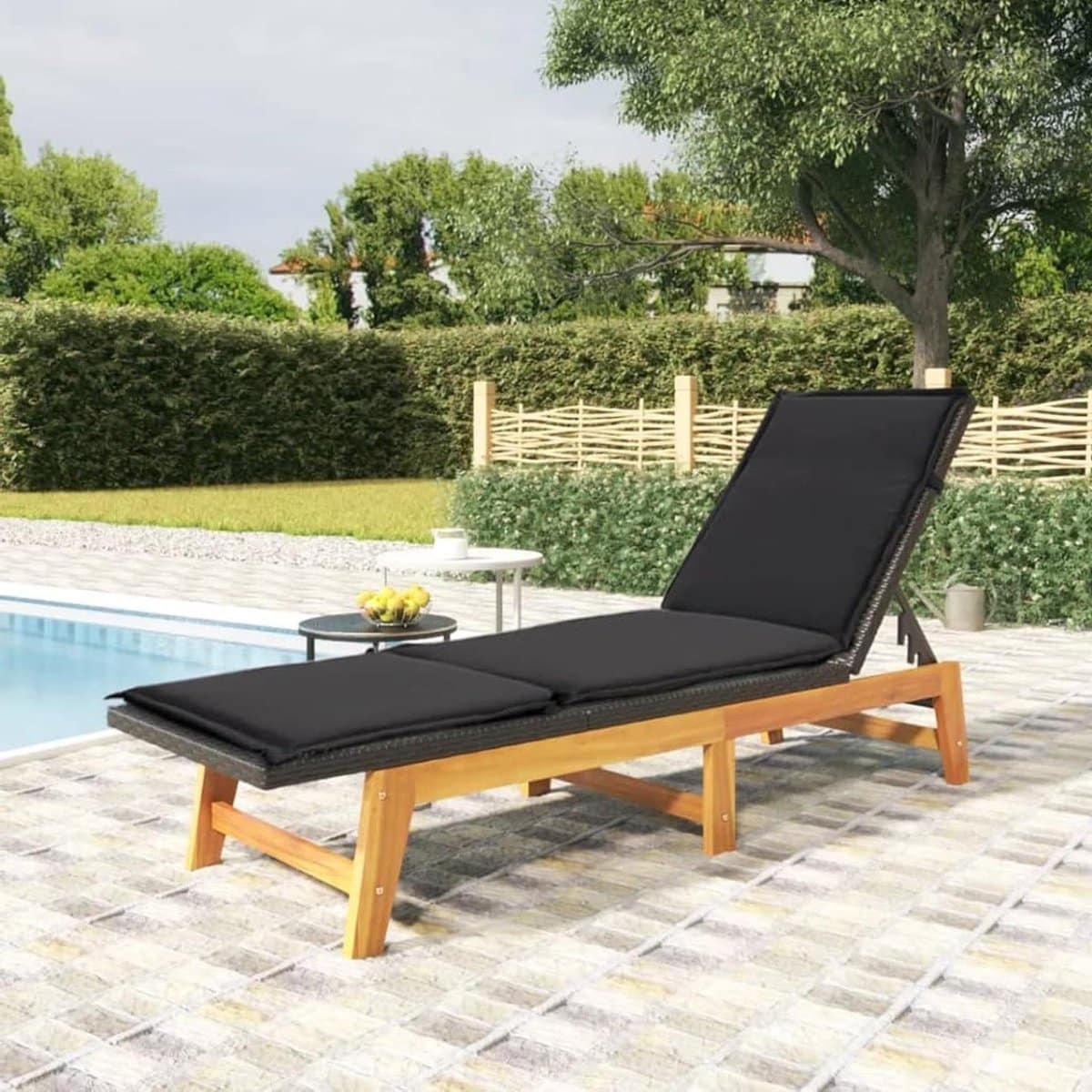 tuinstoel lounger zonnebank ligbed buiten ontspannen verstelbare